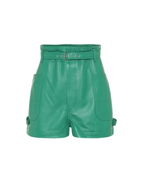 Isabel Marant Xike leather shorts