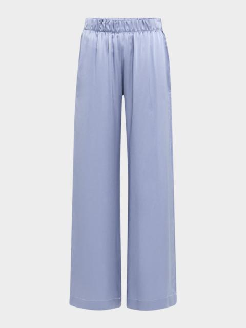 SABLYN Brynn Wide-Leg Silk Pants