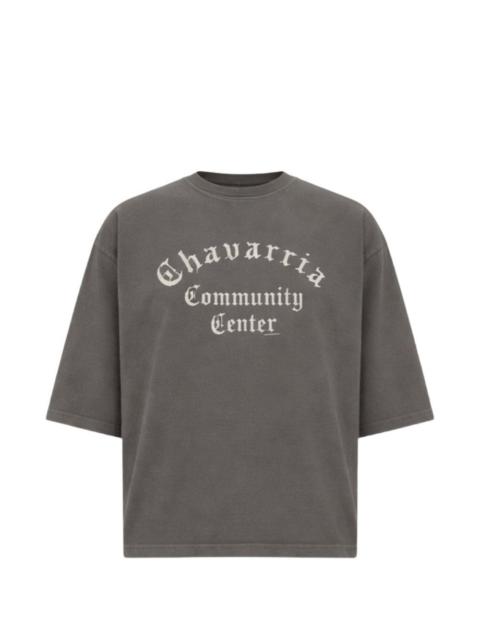 WILLY CHAVARRIA logo round-neck t-shirt