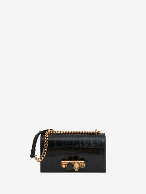 Alexander McQueen Women's Jewelled Satchel in Black