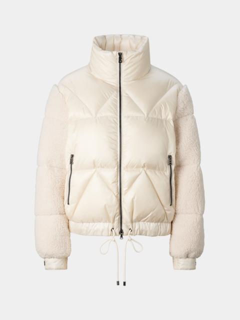 BOGNER Quiny Down Teddy Jacket in Off-White