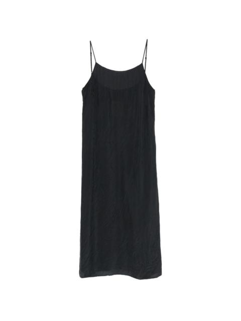 UMA WANG spaghetti strap midi dress