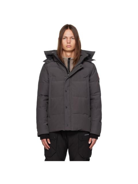 Canada Goose Gray Wyndham Down Jacket