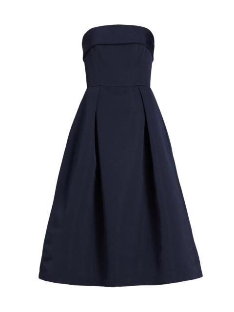 AMSALE Women's Faille Strapless Dress - Navy