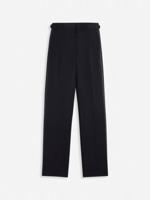 Lanvin FITTED TAILORED PANTS WITH SATIN BANDS