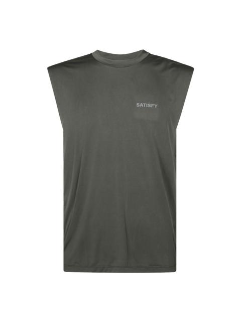 SATISFY logo-print tank top