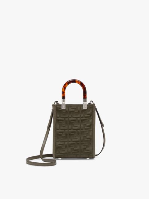 FENDI Green FF fabric mini bag