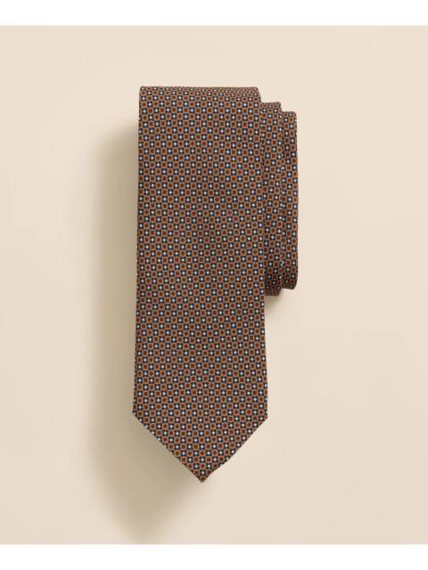 Brooks Brothers Silk Mini Geometric Tie