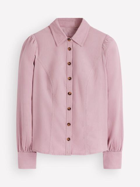 BODEN Sky Cord Shirt-Pink Violet