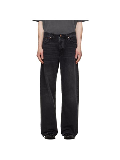 Nudie Jeans Black Loud Larry Jeans