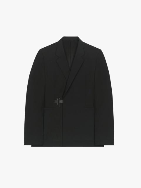 Givenchy 슬림핏 JACKET IN LIGHTWEIGHT WOOL 와 PADLOCK