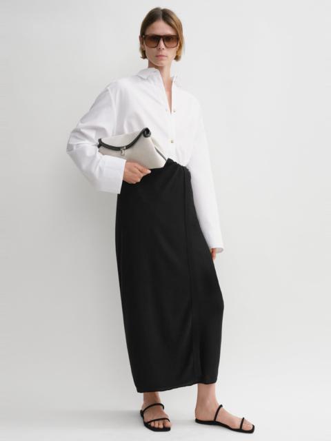 Totême Fine knit sarong black