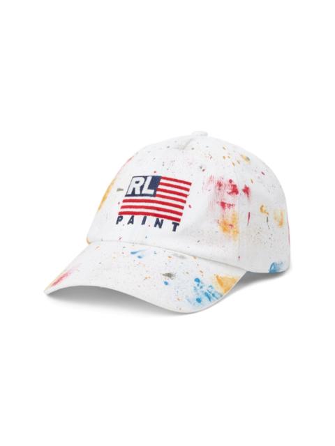 Polo Ralph Lauren spray-paint effect cotton cap