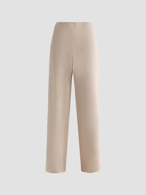 Vince Women's Colette Linen High-Rise Pants - Pumice Stone