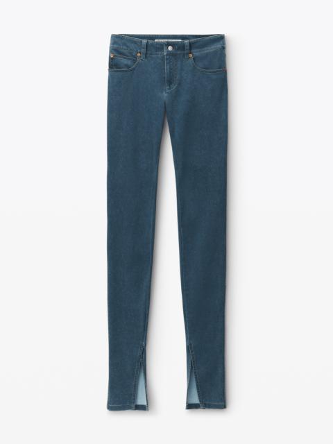 Alexander Wang Legging in Denim Trompe-L'oeil