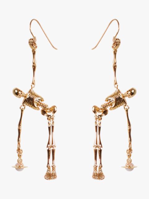 Vivienne Westwood SKELETON EARRINGS | GOLD