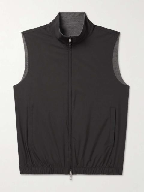 Reversible Storm System Shell and Super Wish Virgin Wool Gilet