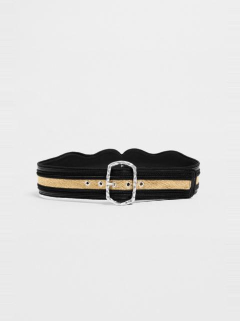 Ann Demeulemeester Tinc Waist Belt Regimental