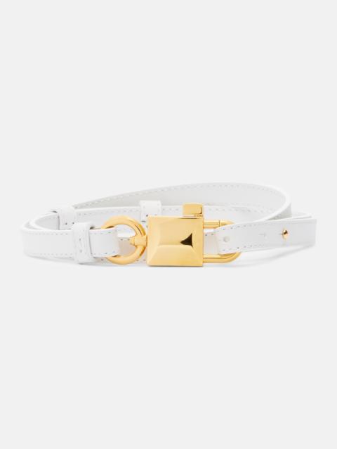 Dolce & Gabbana Lock leather belt