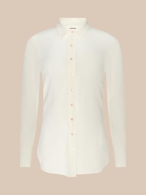 L'AGENCE Babette Silk Blouse