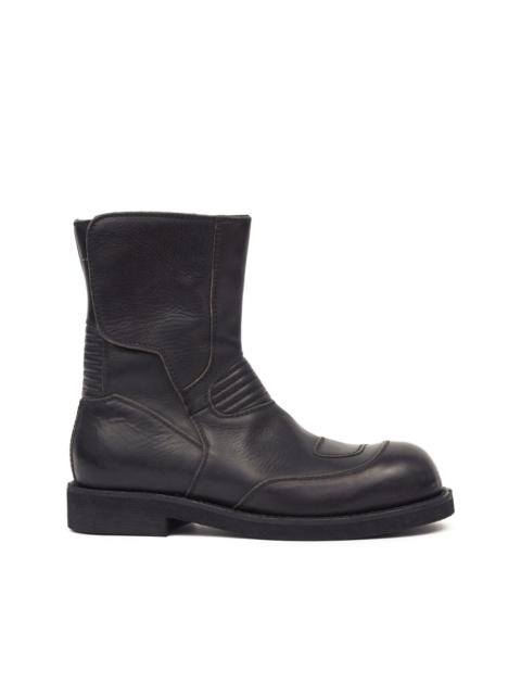 MM6 Maison Margiela leather combat boots