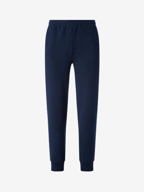 CORNELIANI Navy blue lightweight fleece joggers