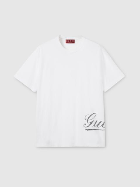 GUCCI Cotton jersey T-shirt with print