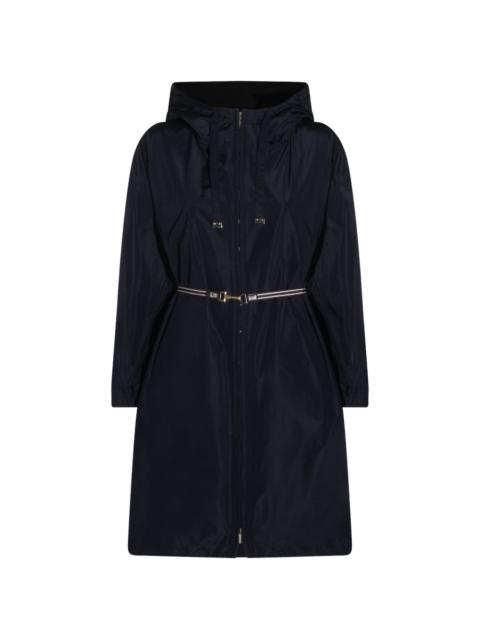 Max Mara hooded belted jacket