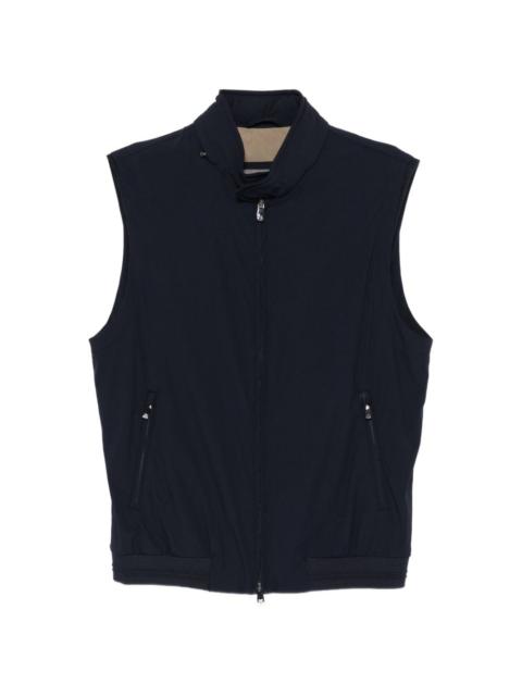 CORNELIANI zip sleeveless gilet