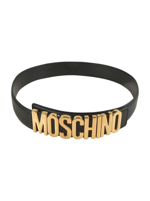 Moschino Logo Belt