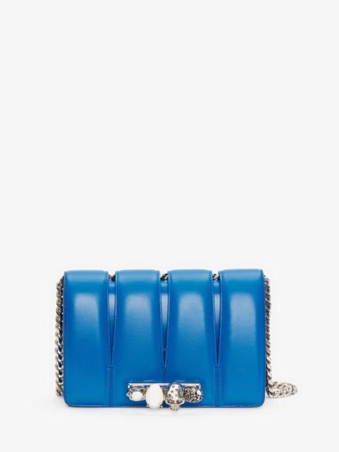 Alexander McQueen Women's The Slash Bag in Galactic Blue