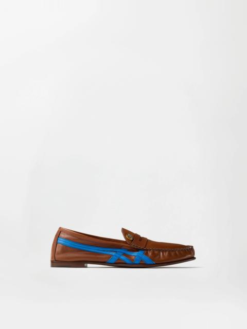 VERSACE Sakura Leather Loafers