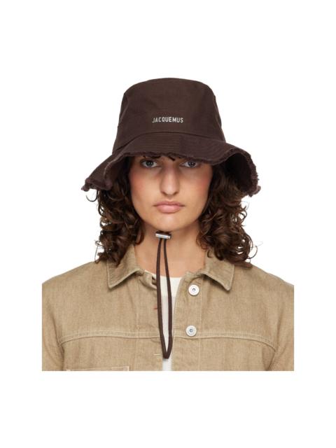JACQUEMUS Brown 'The Artichaut' Bucket Hat