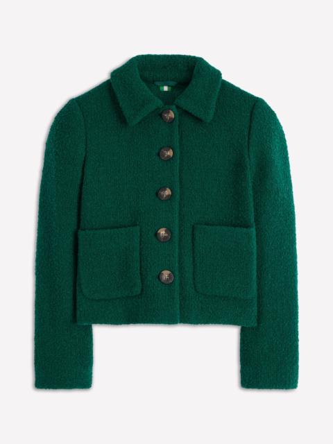 BODEN Knightsbridge Wool Jacket-Emerald Night
