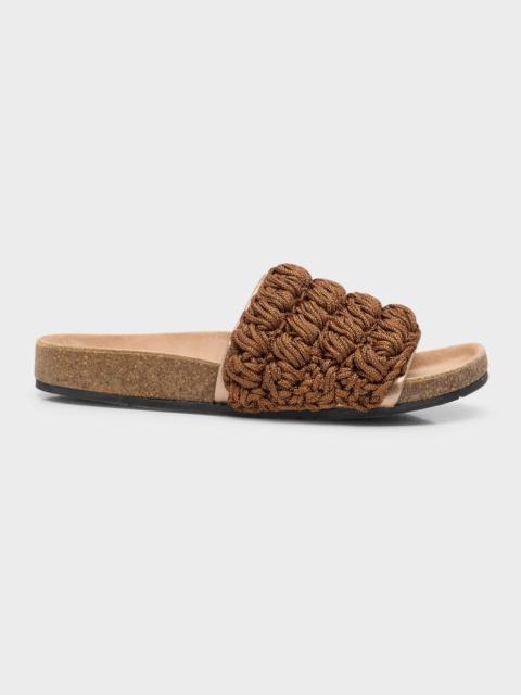 Crochet Cotton Easy Slide Sandals