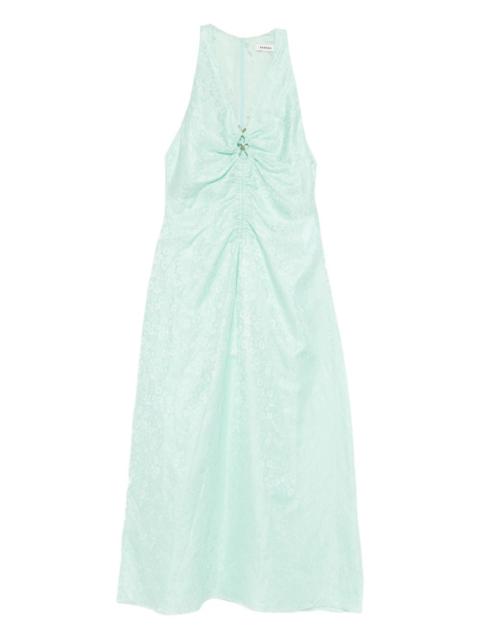 Sandro jacquard floral dress