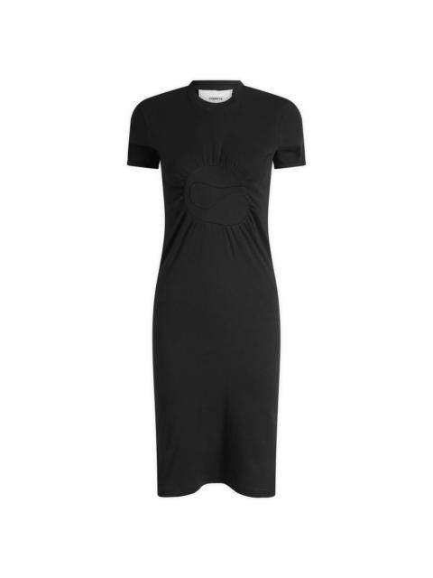 COPERNI Coperni C-Logo Gathered Mini Dress