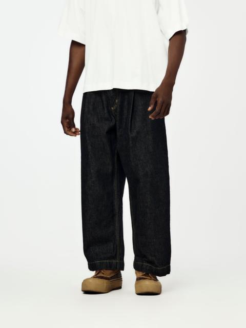 Studio Nicholson PUCH SINGLE PLEAT PANT (BLACK)