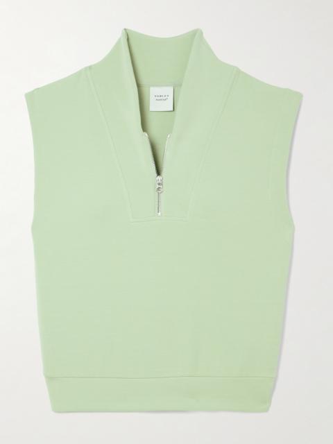 VARLEY Loretta Jersey Sleeveless Half-zip Sweatshirt