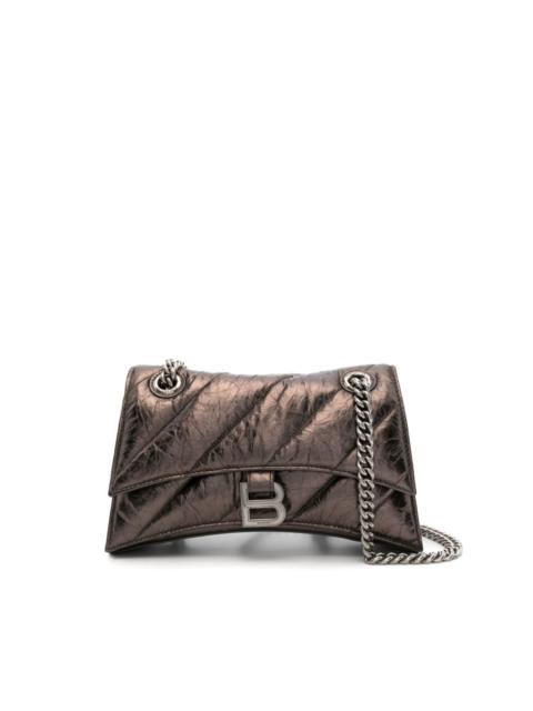 BALENCIAGA small Crush leather shoulder bag