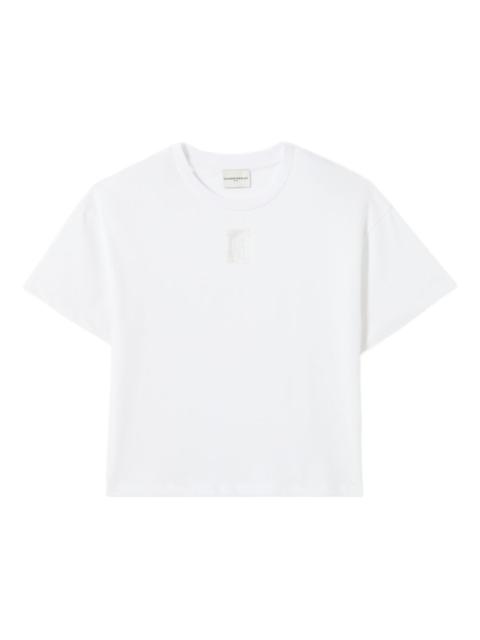 Claudie Pierlot logo-embroidery T-shirt