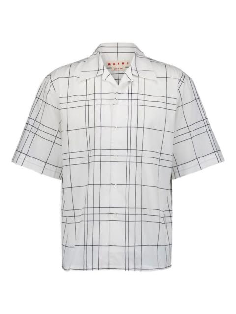 Marni check-pattern short-sleeve shirt