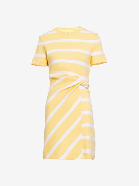 TANYA TAYLOR SHORT STRIPED CODY DRESS