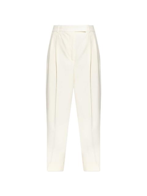 RÓHE pleated cuffed trousers