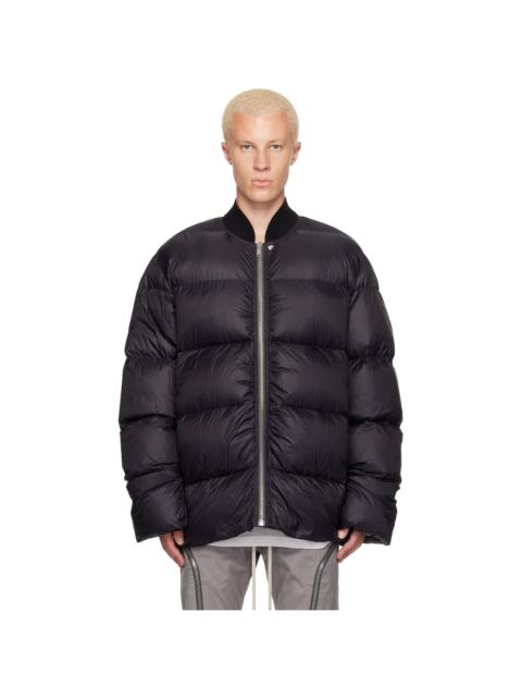 Rick Owens Black Tower Down Flight Jaccket