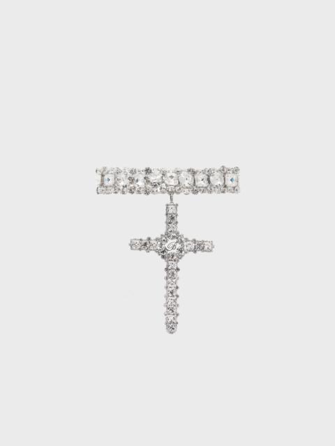 Blumarine METAL CHOKER WITH SETTINGS AND PENDANT