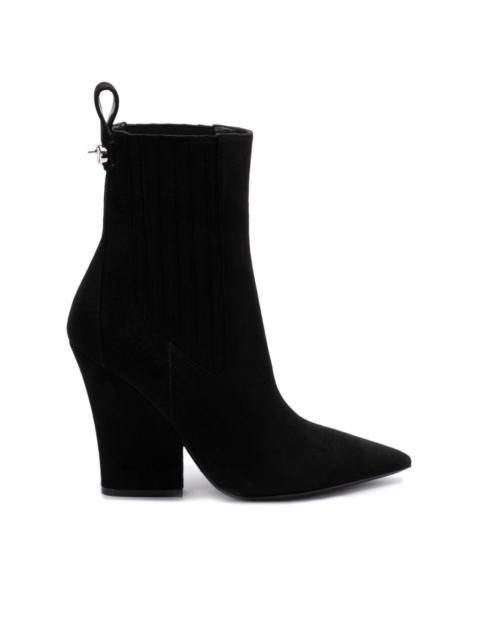 VLogo suede boots