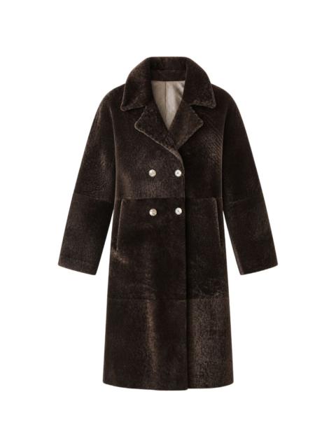 Aspesi double-breasted shearling jacket
