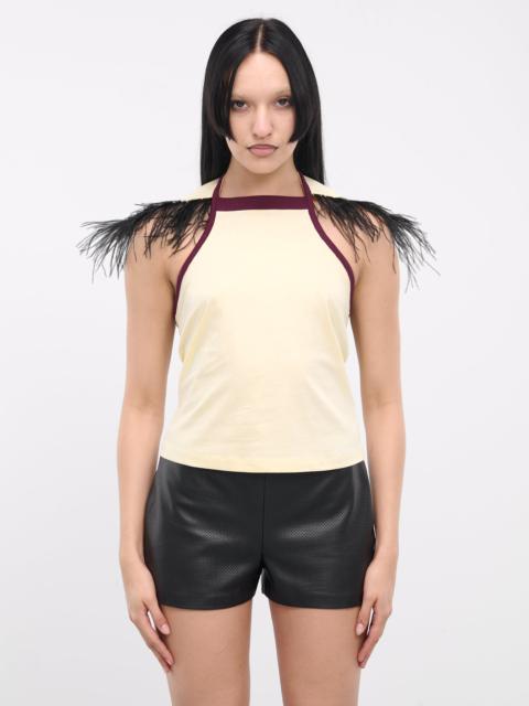 FIDAN NOVRUZOVA Nadya Feather Halter Top