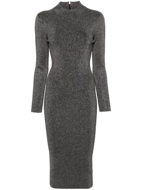MICHAEL KORS lamé midi dress